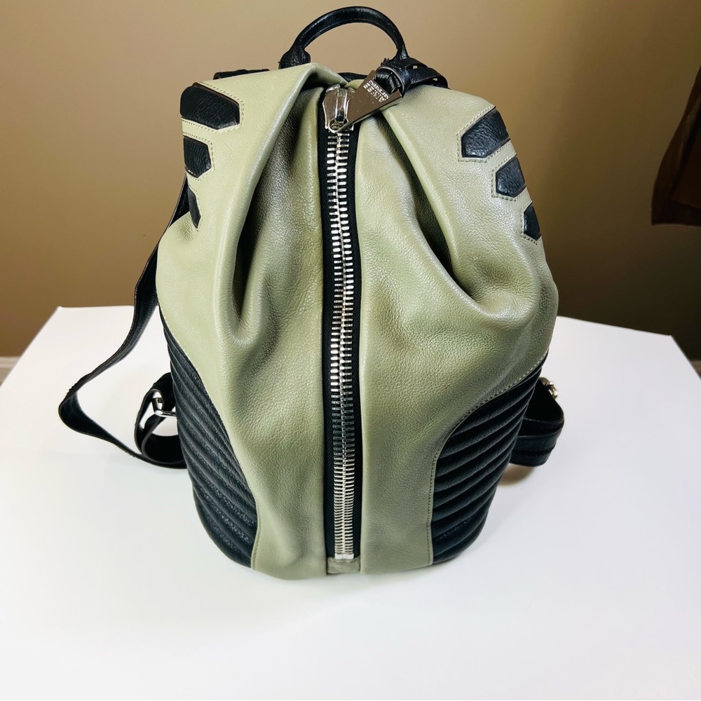 Aimee Kestenberg Black and Green Backpack